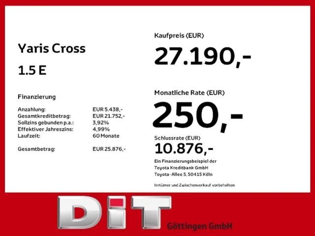 Toyota Yaris Cross Voorwielaandrijving
