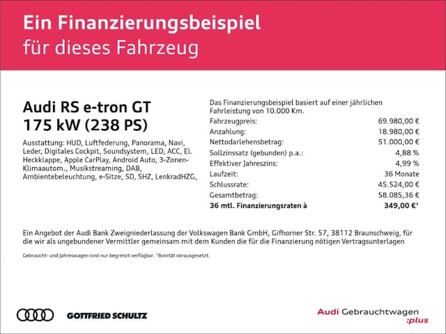 Audi RS e-tron GT Quattro