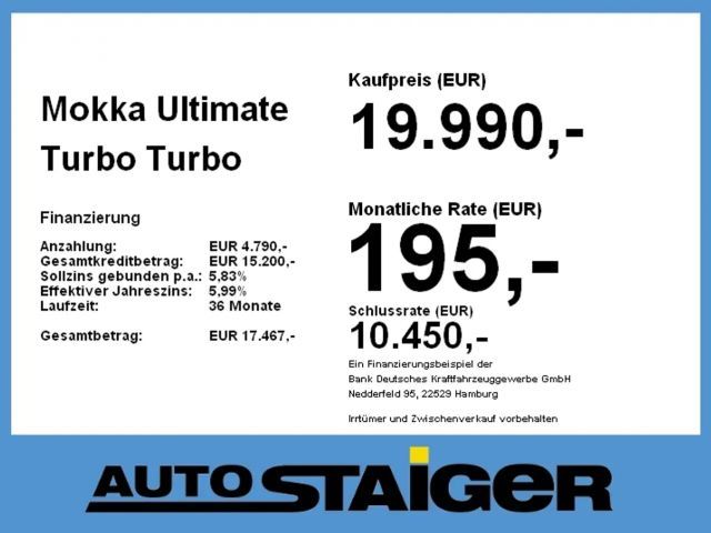 Opel Mokka Turbo Ultimate