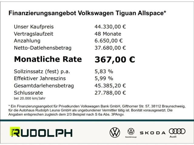 Volkswagen Tiguan 2.0 TDI Allspace DSG Move