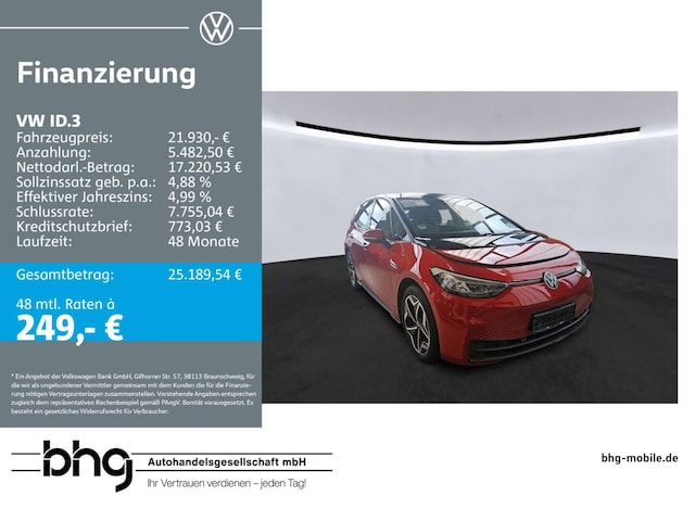 Volkswagen ID.3 Performance Pro