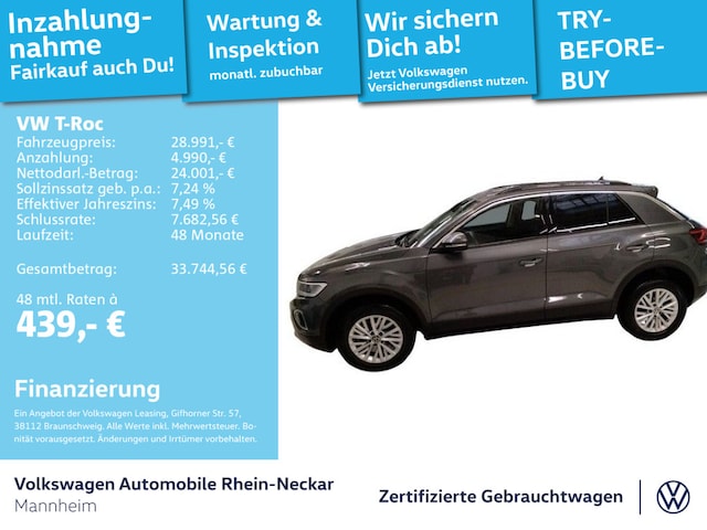 Volkswagen T-Roc 2.0 TDI DSG Life