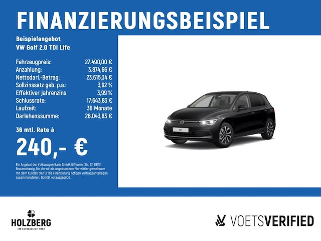 Volkswagen Golf 2.0 TDI Life