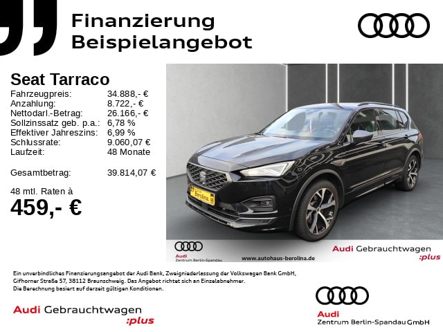 Seat Tarraco DSG FR-lijn e-Hybrid