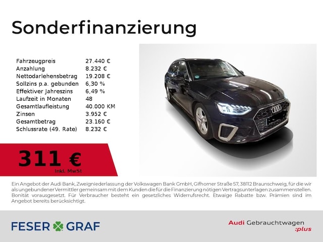 Audi A4 30 TDI Avant S-Tronic