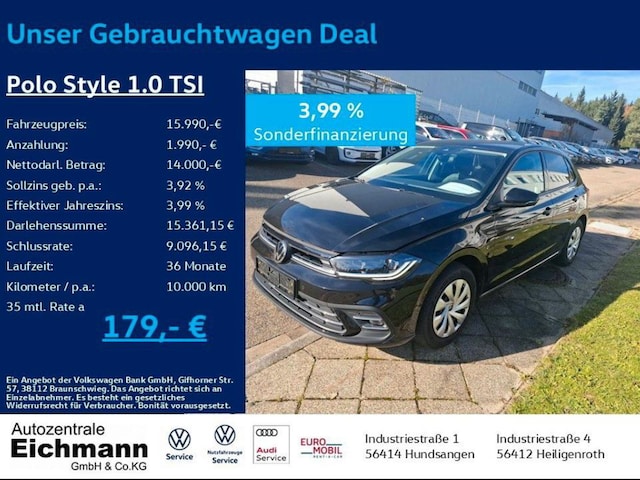 Volkswagen Polo Polo 1.0     StyleBT070 TSIM5F