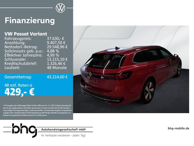 Volkswagen Passat 2.0 TDI Business DSG Variant