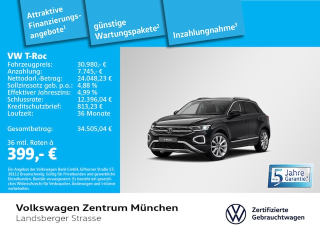 Volkswagen T-Roc 1.5 TSI DSG Style