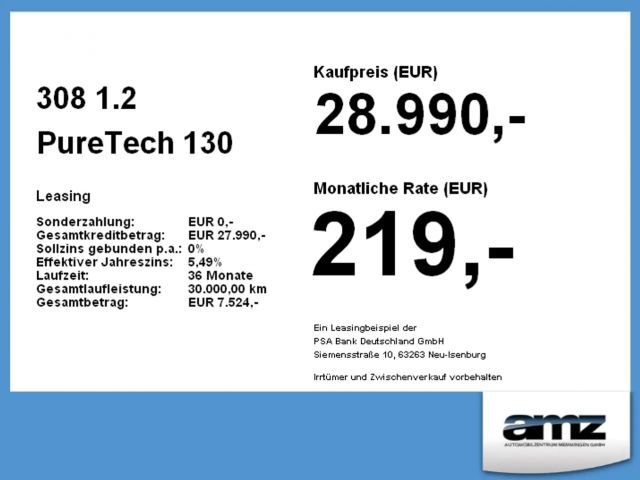 Peugeot 308 Allure Pack PureTech SW