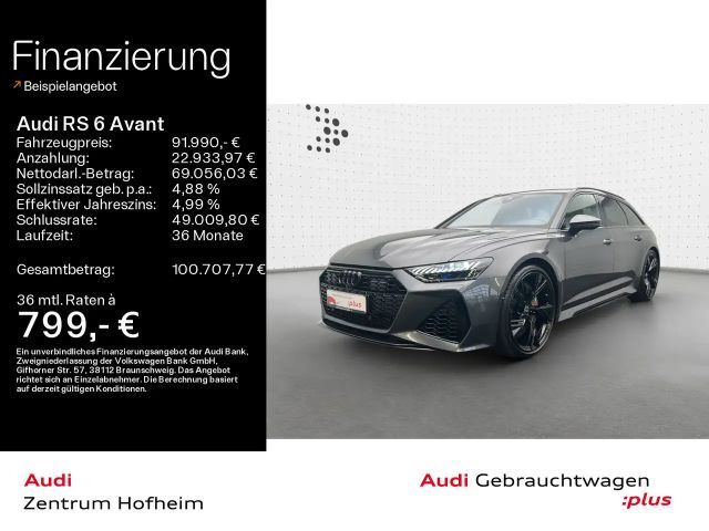 Audi RS6 *305km/h*Keramik*B&O*HUD*Laser*Virtual