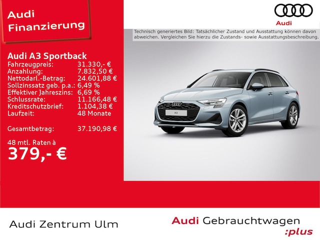 Audi A3 30 TFSI Sportback