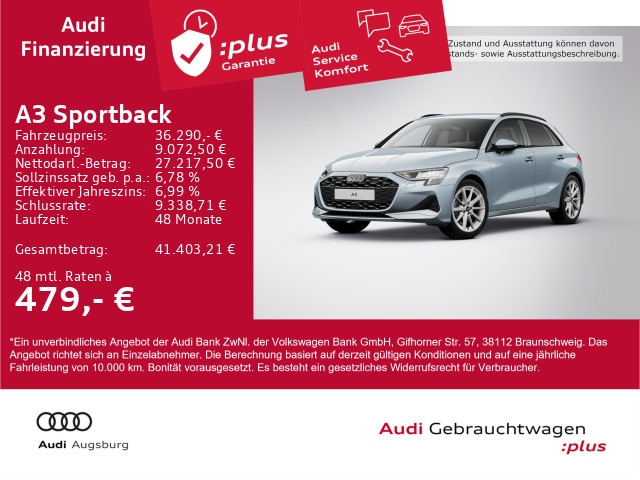Audi A3 35 TDI S-Tronic Sportback