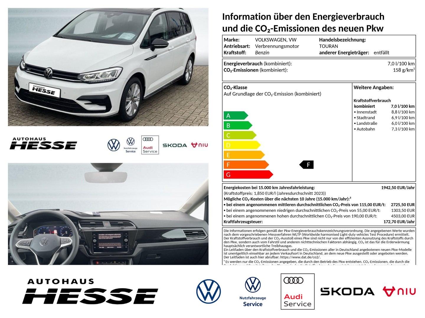 Volkswagen Touran 1.5 TSI DSG Highline