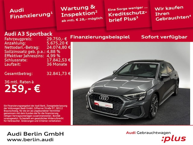 Audi A3 35 TDI S-Line S-Tronic Sportback