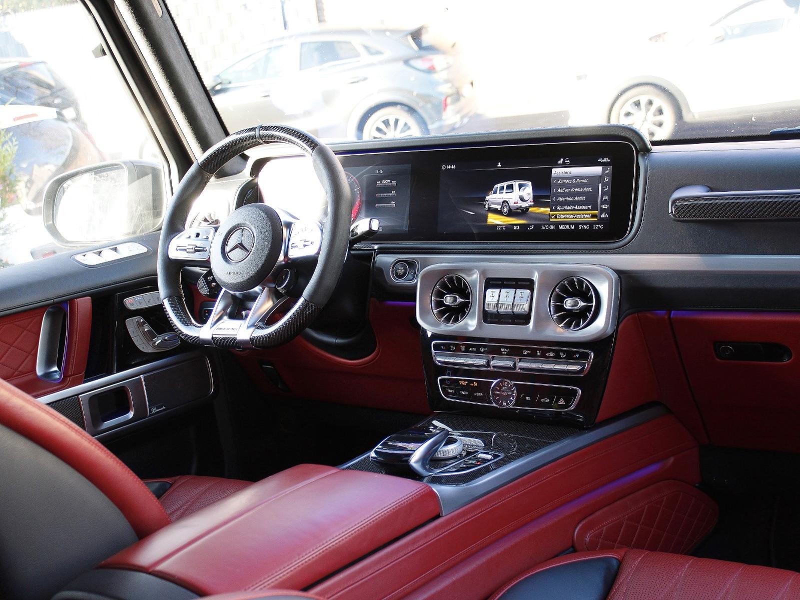 Mercedes-Benz AMG G G63 AMG VOLL *CARBON*LEDER-ROT*TV-FOND*STANDHZG*