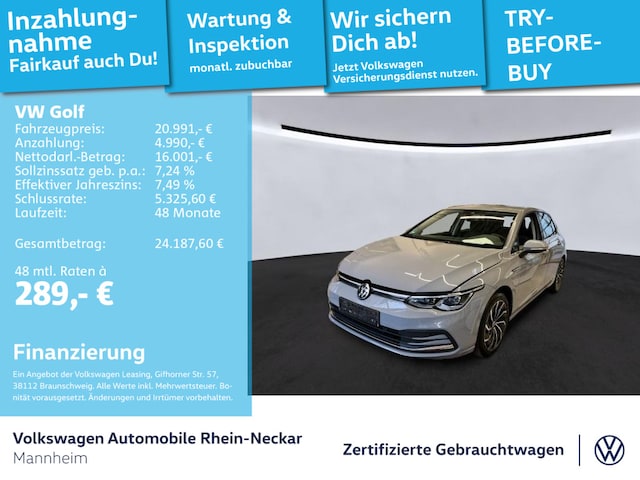 Volkswagen Golf 1.5 TSI Golf VIII Style