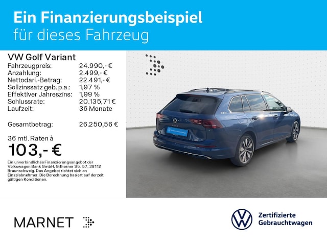 Volkswagen Golf 1.5 TSI Golf VIII Variant