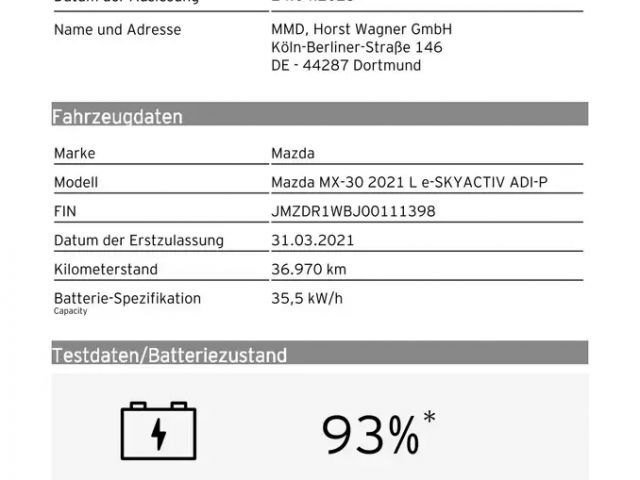Mazda MX-30 Advantage SkyActiv e-Skyactiv
