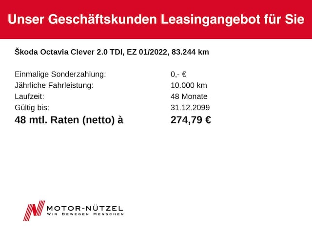 Skoda Octavia 2.0 TDI 4x4 Clever Combi