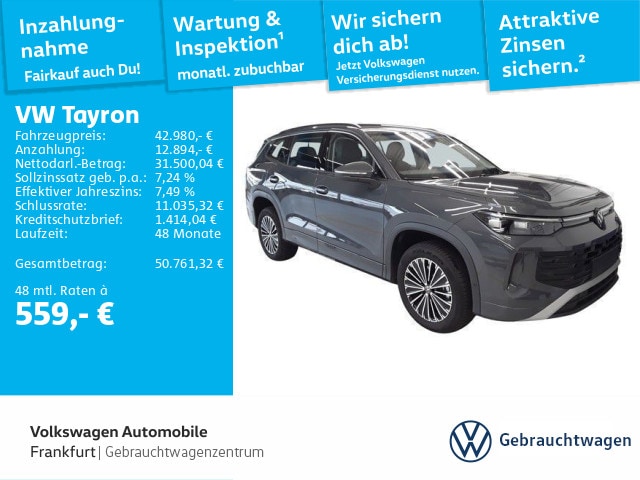 Volkswagen Tayron 2.0 TDI 4Motion DSG Life