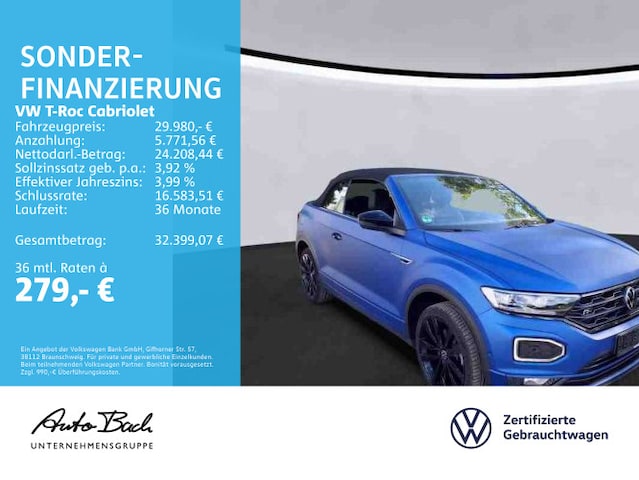 Volkswagen T-Roc 1.5 TSI Cabriolet DSG R-Line