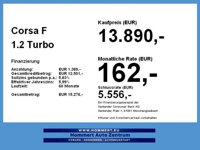 Opel Corsa 1.2 Turbo Elegance Turbo