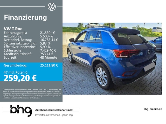 Volkswagen T-Roc 1.0 TSI Life