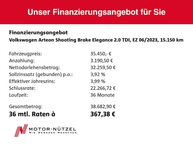 Volkswagen Arteon Shooting Brake 2.0 TDI