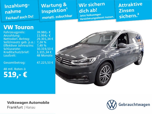 Volkswagen Touran 2.0 TDI BMT DSG Highline