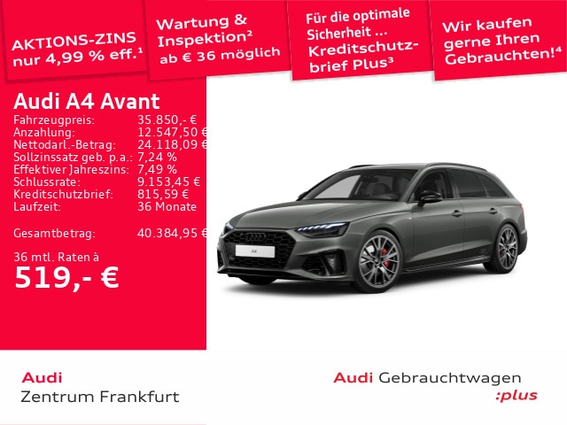 Audi A4 40 TFSI Avant S-Line S-Tronic