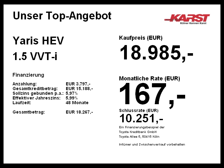 Toyota Yaris 5-deurs Basis Club
