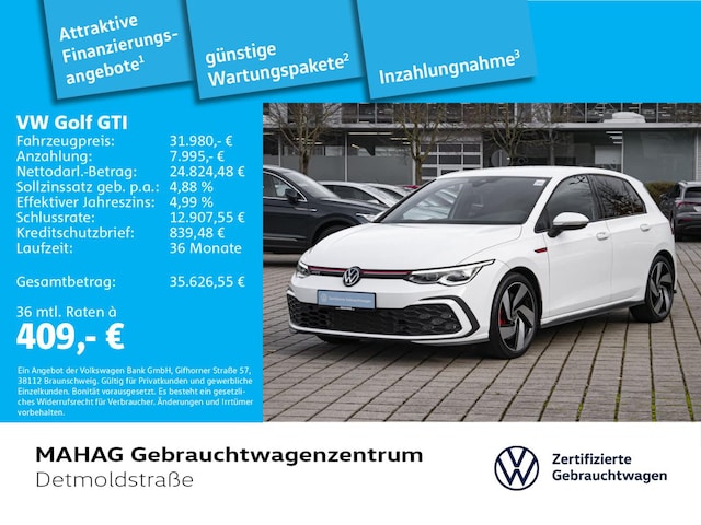Volkswagen Golf 2.0 TSI DSG GTI Golf VIII