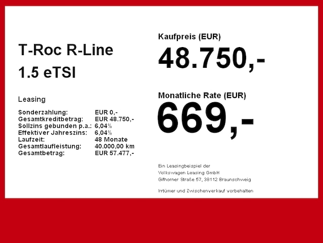 Volkswagen T-Roc 1.5 eTSI IQ.Drive