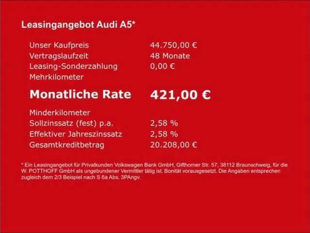 Audi A5 Business Quattro