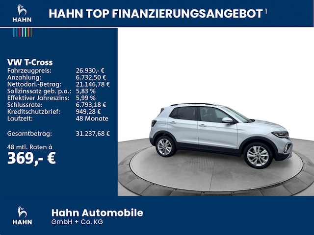 Volkswagen T-Cross 1.0 TSI DSG Life