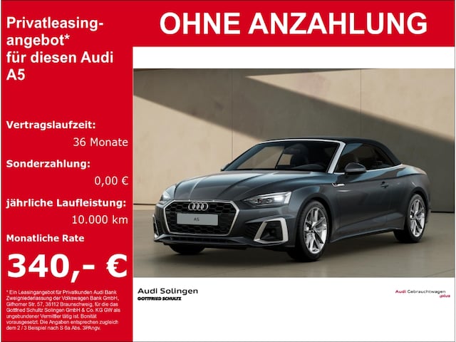 Audi A5 40 TFSI Cabriolet S-Line S-Tronic