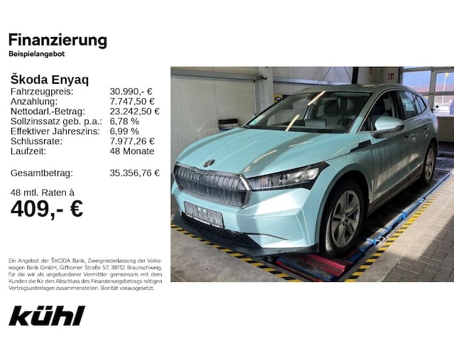 Skoda Enyaq Enyaq iV LED/Kamera/Navi/AHK