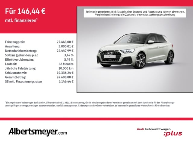 Audi A1 25 TFSI S-Line S-Tronic Sportback