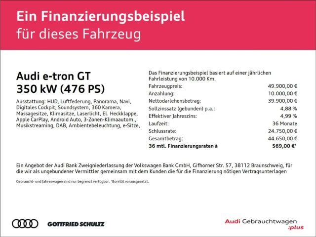 Audi e-tron GT Quattro