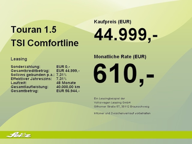 Volkswagen Touran 1.5 TSI