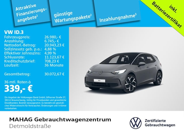 Volkswagen ID.3 150 kW Performance Pro