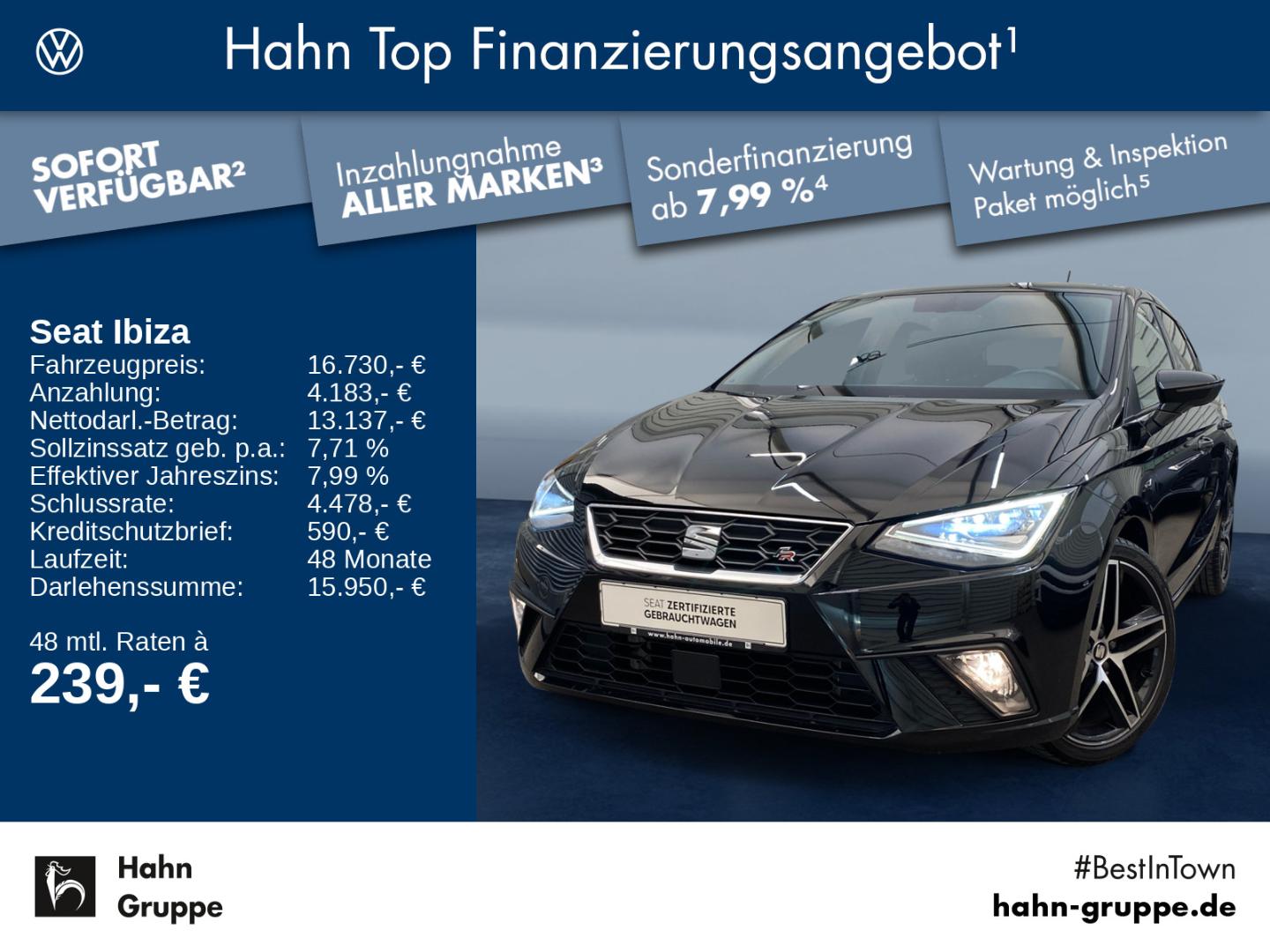 Seat Ibiza 1.0 TSI Connect FR-lijn
