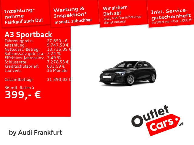 Audi A3 35 TFSI S-Tronic Sportback
