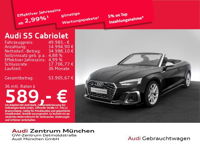 Audi S5 Cabriolet Quattro