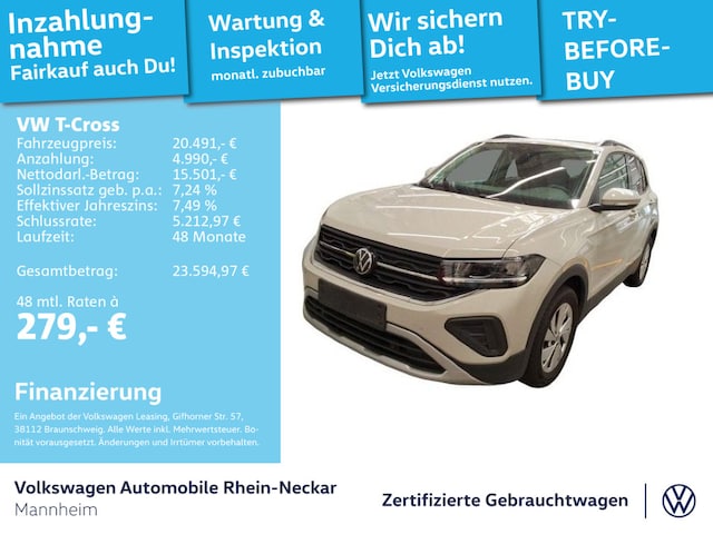 Volkswagen T-Cross 1.0 TSI Life
