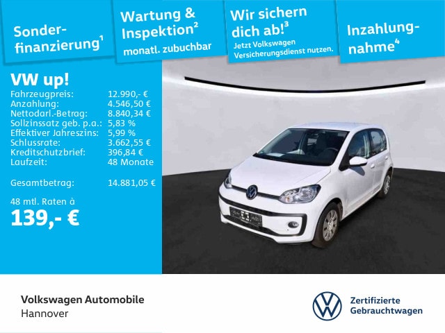 Volkswagen up! 1.0 TSI Move Move up!