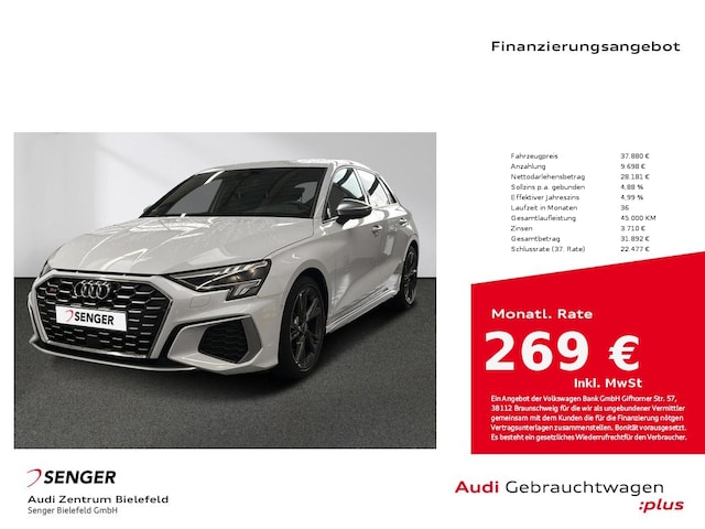 Audi S3 Quattro S-Tronic Sportback