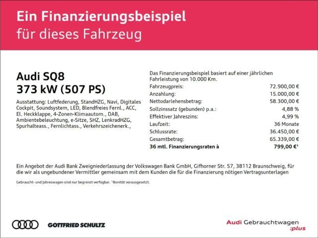 Audi SQ8 4.0 TFSI Quattro