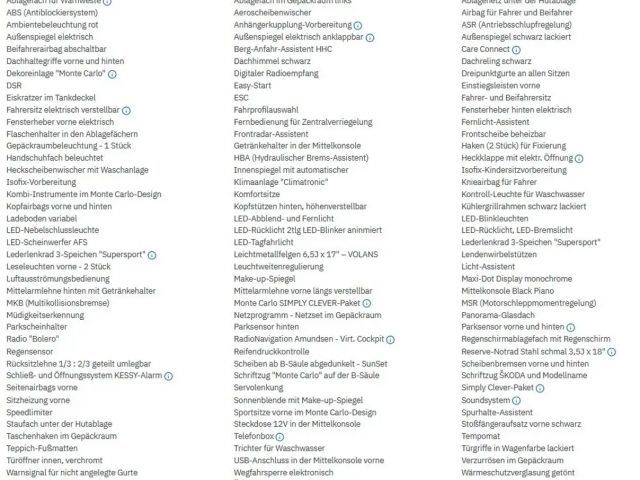 Skoda Kamiq ACT Monte Carlo