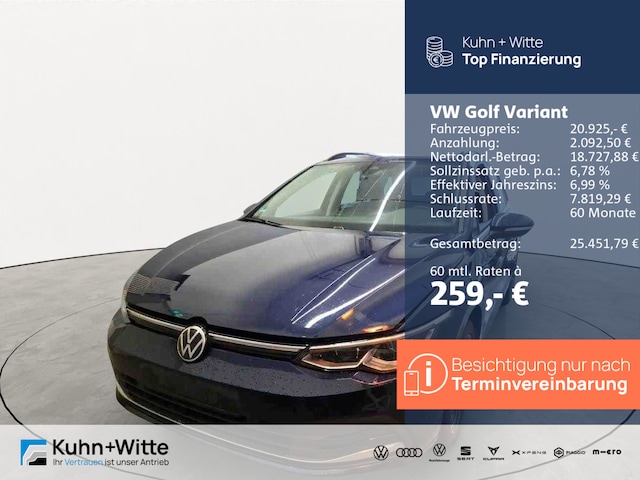 Volkswagen Golf 1.5 TSI Golf VIII Style Variant